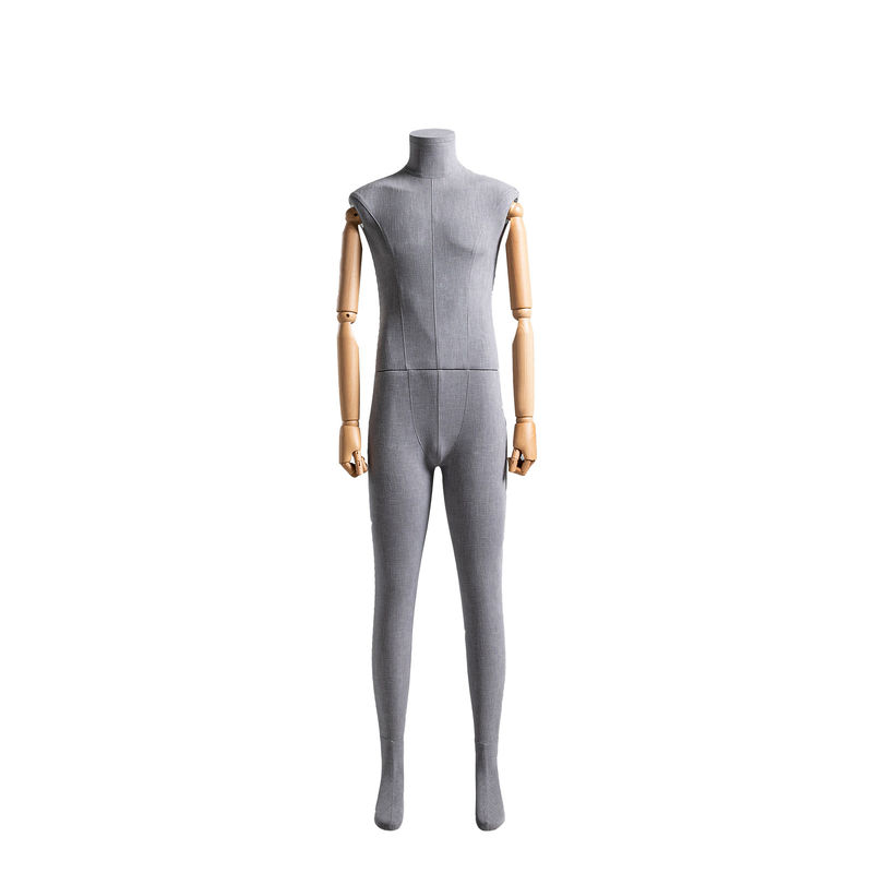 Homme sans tête électroplaté mannequin de corps entier debout différentes couleurs