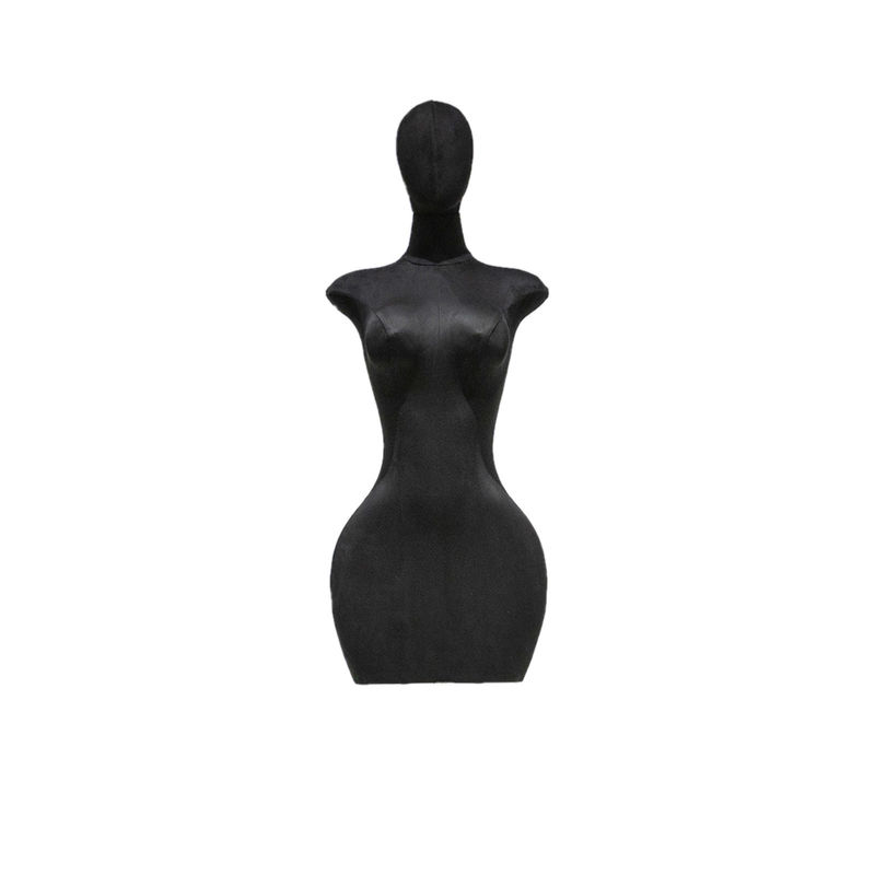Modèle de demi-corps féminin grossier utilisé pour l'affichage du corps des vêtements avec courbe naturelle du corps pour l'affichage en magasin